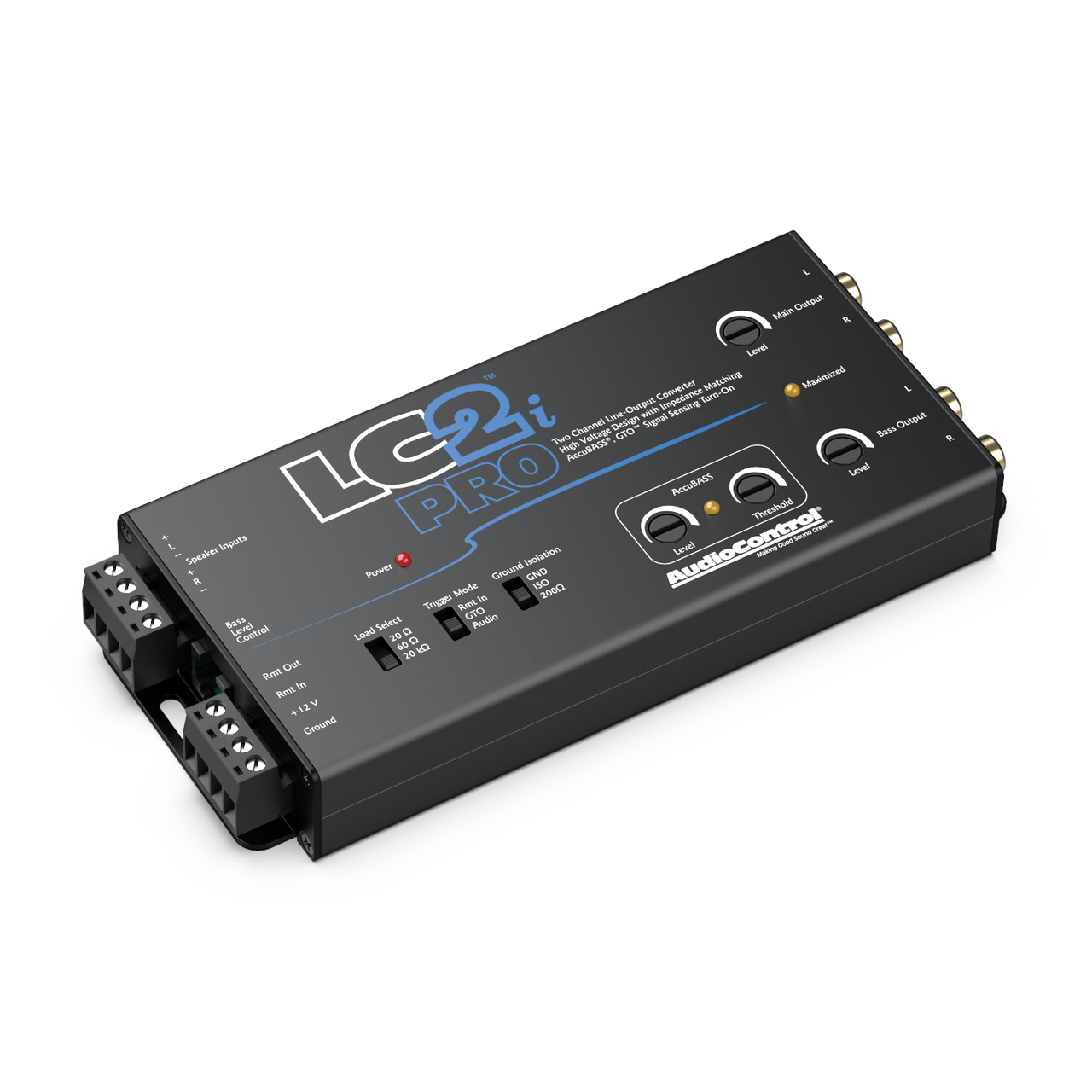 Audio Control LC2i & ACR-1 2 Channel Line Out Converter Accubass Subwoofer control & ACR-1 dash remote