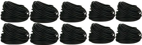 10 Patron 100 Feet 3/4' Split Loom Wire Tubing Black for Various Automotive Home Marine Industrial Wiring Applications