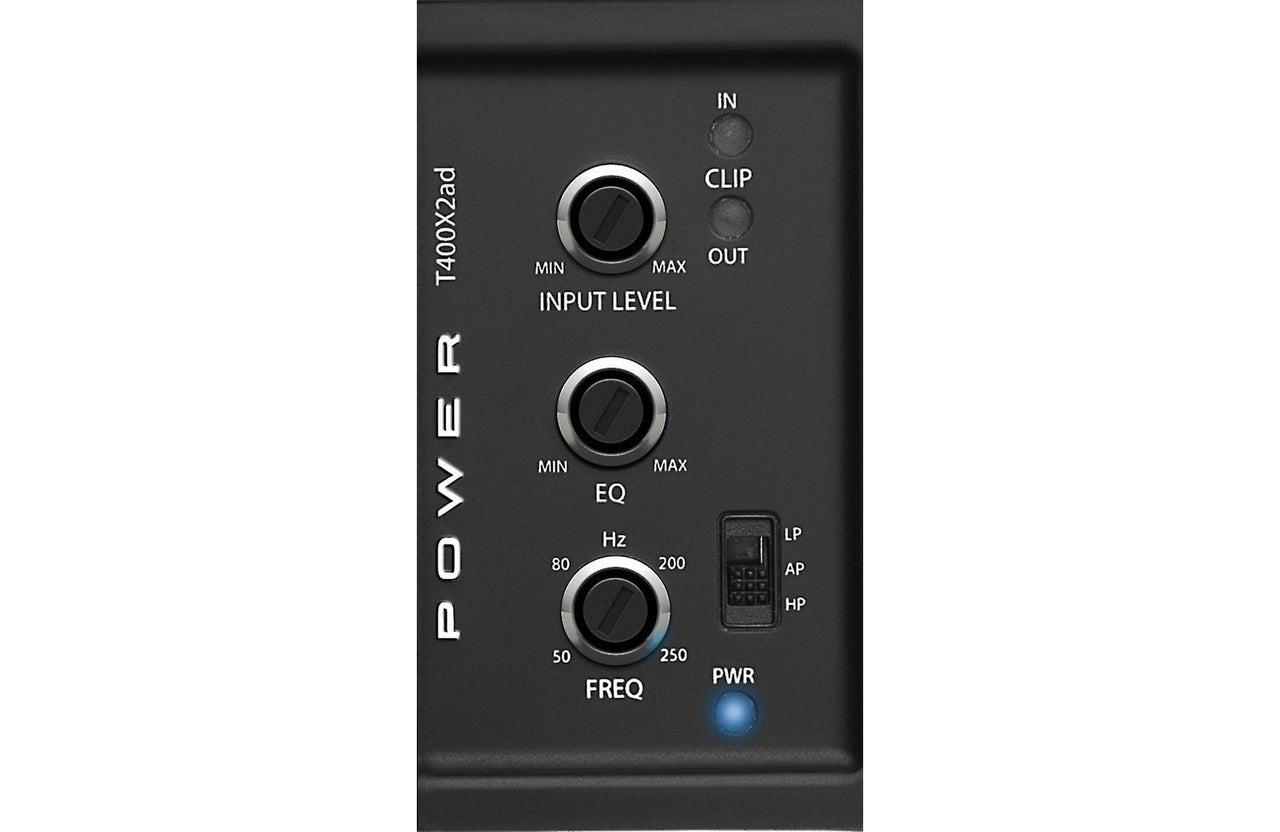 Rockford Fosgate T400X2ad Power 400 Watt Class-AD 2-Channel Amplifier