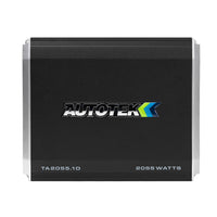 Thumbnail for AUTOTEK TA-2055.1D 2000W (1000W RMS) Peak Monoblock Class D Subwoofer Car Audio Amplifier and Bass Remote