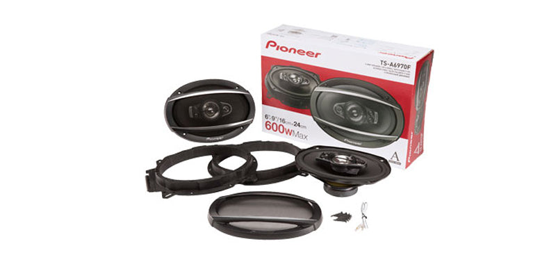 Pioneer (2 Pairs) TS-A6970F 5-Way 600 Watt 6" x 9" Coaxial Car Speakers 6x9