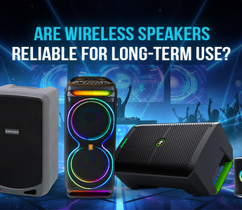 Image showcasing various wireless speakers to explore their reliability for long-term use.