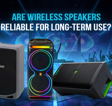 Image showcasing various wireless speakers to explore their reliability for long-term use.