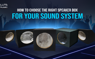 A variety of speaker boxes displayed, showcasing options for choosing the right speaker box for your sound system.