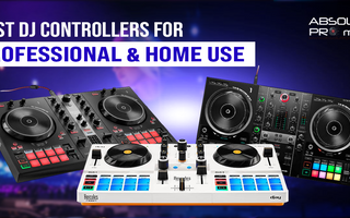 DJ controller, 4-channel DJ controller, DJ software, studio monitors, best DJ controller, professional DJ controllers