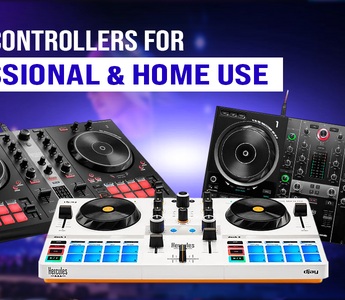DJ controller, 4-channel DJ controller, DJ software, studio monitors, best DJ controller, professional DJ controllers