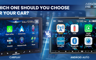CarPlay vs Android Auto interface comparison for car connectivity options.