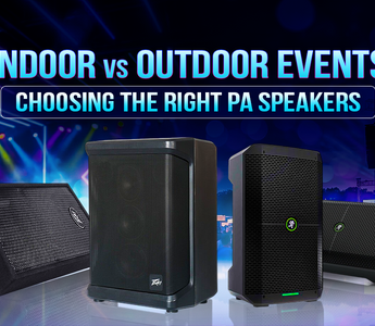 Indoor vs Outdoor Events: Choosing the Right PA Speakers