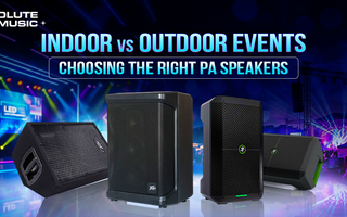 Image showcasing various PA Speakers for indoor and outdoor events, helping in choosing the right PA Speakers.