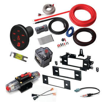 Stereo Installation & Accessories collection featuring various installation components and accessories.