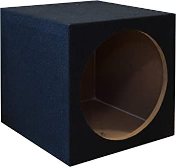 Sealed Empty Subwoofer Enclosures Boxes with an open front, designed for accurate low-frequency sound reproduction.
