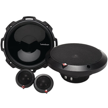 5.25" Component Car Speakers set featuring subwoofer and tweeters for enhanced audio quality.