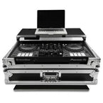 Racks & Flight Cases featuring a DJ controller setup with a laptop on top for performance ease.