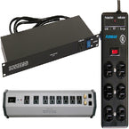 Power Conditioners & Surge Protectors including panel and power strips for electrical safety and performance.
