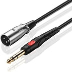 Microphone Cables featuring an XLR connector and a 1/4 inch TRS connector.