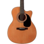 Close-up of an Acoustic Guitars showcasing its natural wood finish and smooth body design.