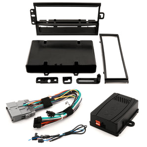 Crux DKGM-48S Radio Replacement w/ SWC Retention and Single DIN Dash Kit for GM Class II Vehicles 2003 – 2013