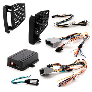 Crux DKCR-59K Radio Replacement with Steering Wheel Retention and Dash Kit for Chrysler, Dodge & Jeep Vehicles