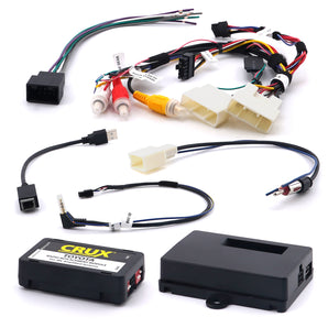 Crux SWRTY-61P Radio Replacement with Steering Wheel Control and Amplifier Retention for Select Toyota Vehicles 2018-Up