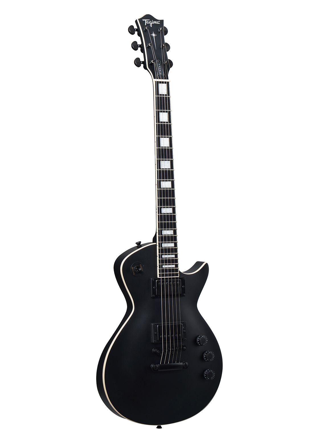 Tagima ALMACH BKS Electric Guitar - Black Satin