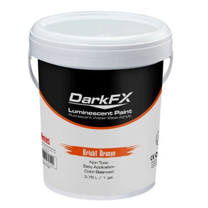 Antari DFX-VL1GL-BOR 1 Gallon Container of Bright Orange UV Paint