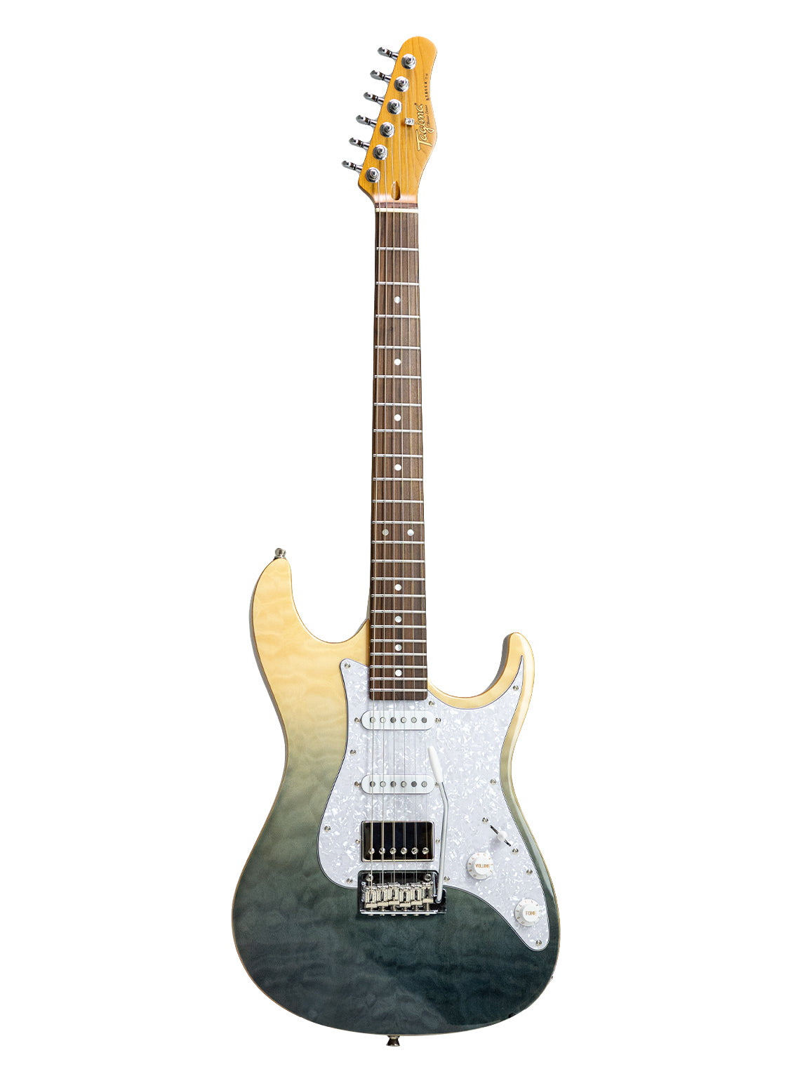 Tagima Stella DW-TBWF-DF/PW Electric Guitar - Transparent Blue