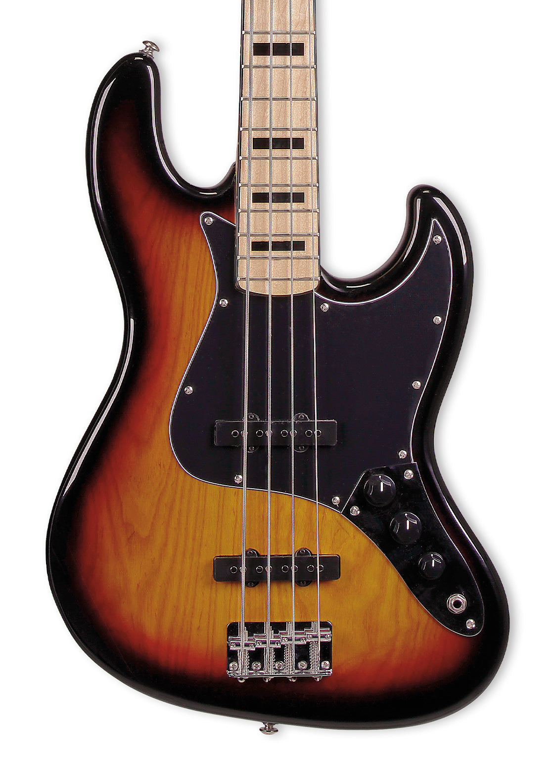 Tagima TJB 4 SB-LF/BK Electric Bass Guitar - Sunburst
