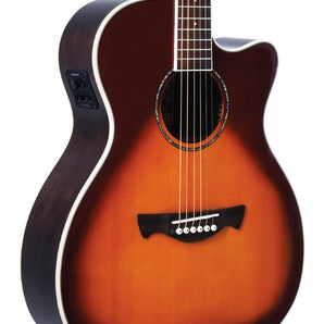 Tagima MONTREAL EQ-CB Acoustic Guitar - Cherry Burst