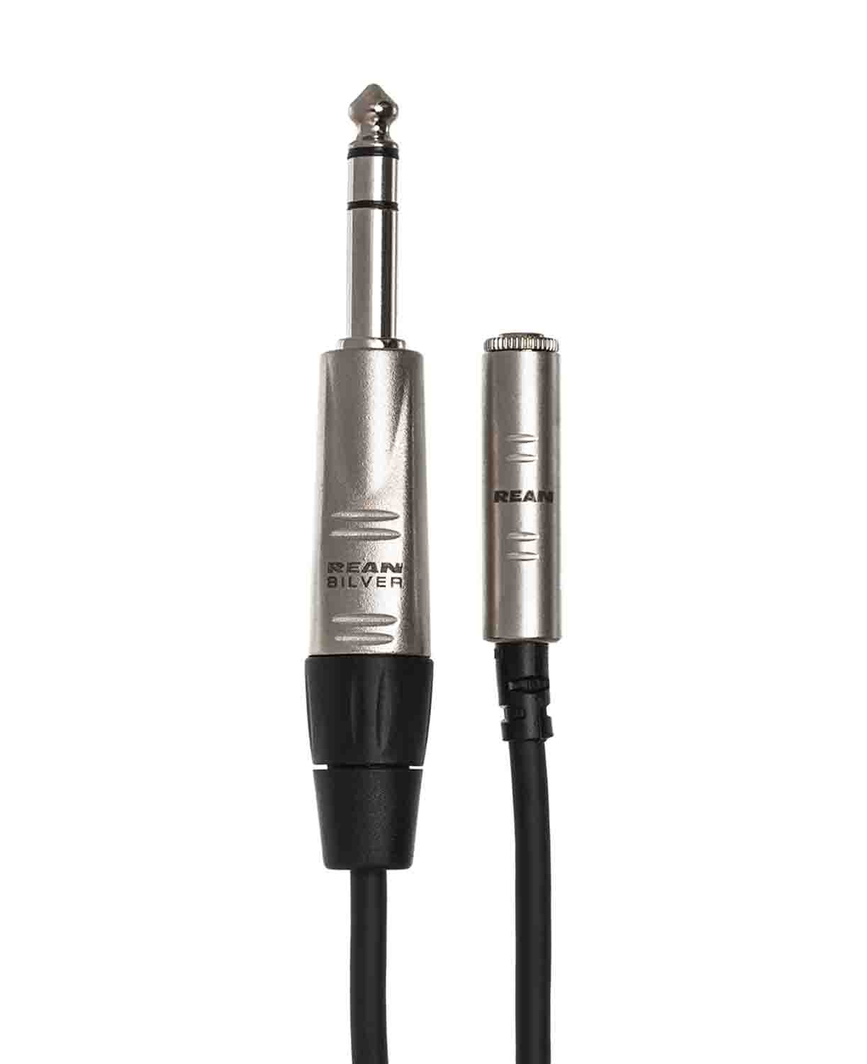 Hosa HXMS-025, 3.5mm Female to 1/4-Inch Male Pro Headphone Adaptor Cable - 25 Feet