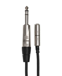 Thumbnail for Hosa HXMS-025, 3.5mm Female to 1/4-Inch Male Pro Headphone Adaptor Cable - 25 Feet