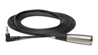 Thumbnail for Hosa XVM-115M, XLR Male to Right Angle 3.5mm TRS Male Microphone Cable - 15 Feet