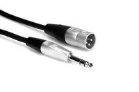 Thumbnail for Hosa HSX-005 Pro Balanced Interconnect Cable REAN 1/4 in TRS to XLR3M – 5 Feet