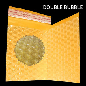 BM Paper 25Pcs Yellow Poly Bubble Mailers 6x10 Inch Padded Envelopes Bulk #0 Bubble Lined Wrap Polymailer Bags for Shipping Packaging Mailing Self Seal