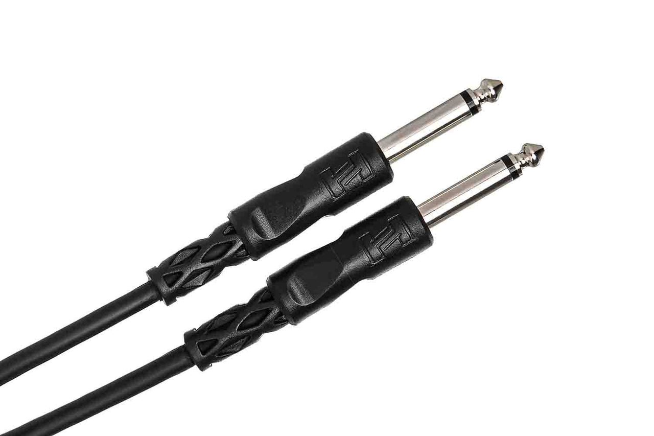 Hosa CPP-105 Unbalanced Interconnect Cable, 1/4 in TS to Same - 5 Feet