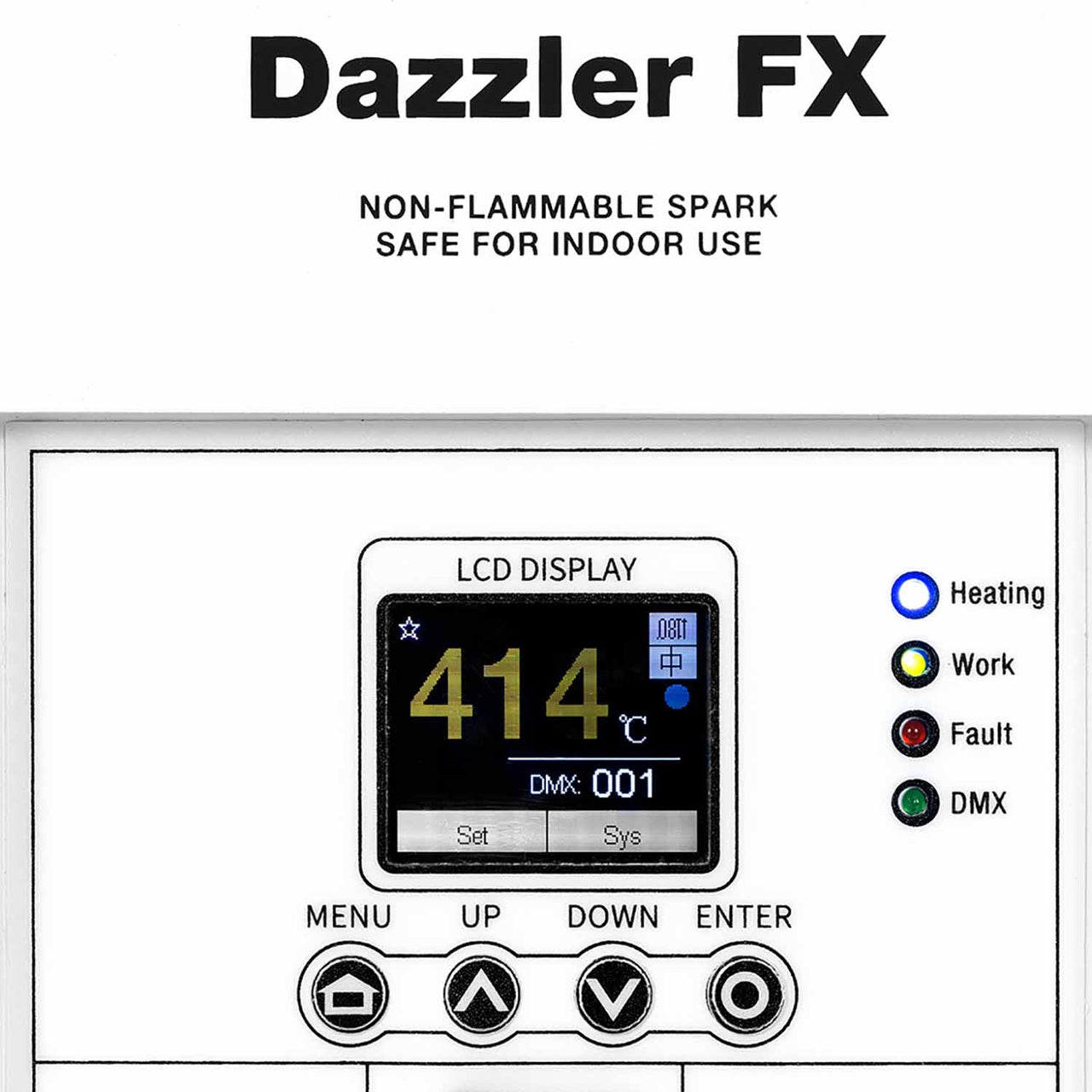 ColorKey CKU-7701 Dazzler FX Cold Spark Machine - White