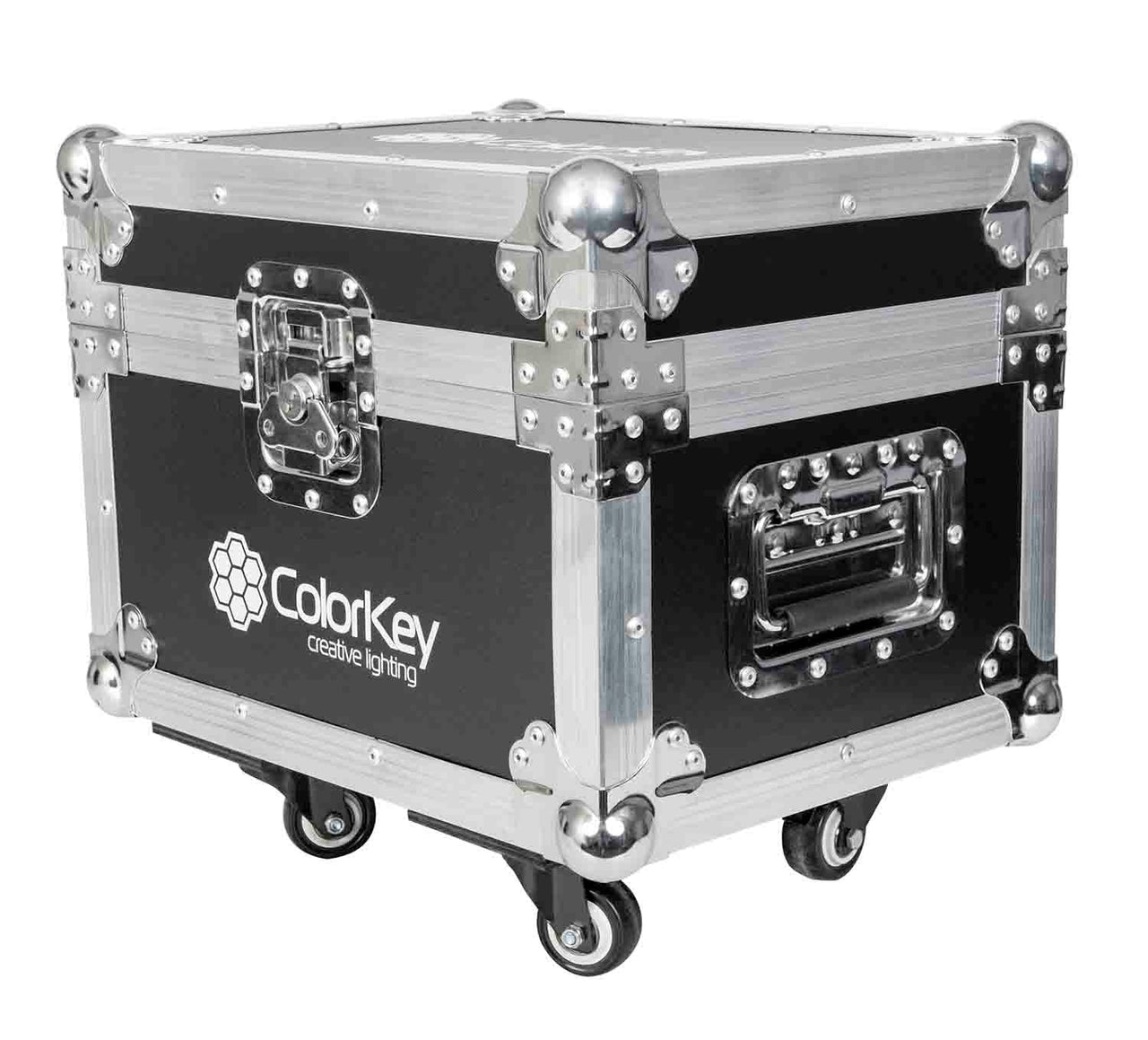 Colorkey CKU-7702 Cold Spark Machine Bundle 2 Dazzlers with Road Case - Black