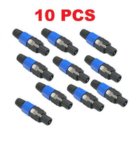 Thumbnail for 10 Pcs Conductor Speaker Cable Male Connector End for SPEAKON Audio Loudspeaker