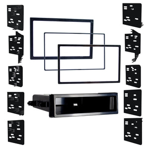 Metra 99-8104 Single/Double-DIN Car Stereo Multi Kit - Compatible Fits for Toyota 1984-2004