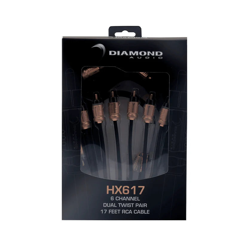 Diamond Audio HX610 10Ft Six Channel RCA Cable