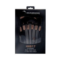 Thumbnail for Diamond Audio HX610 10Ft Six Channel RCA Cable