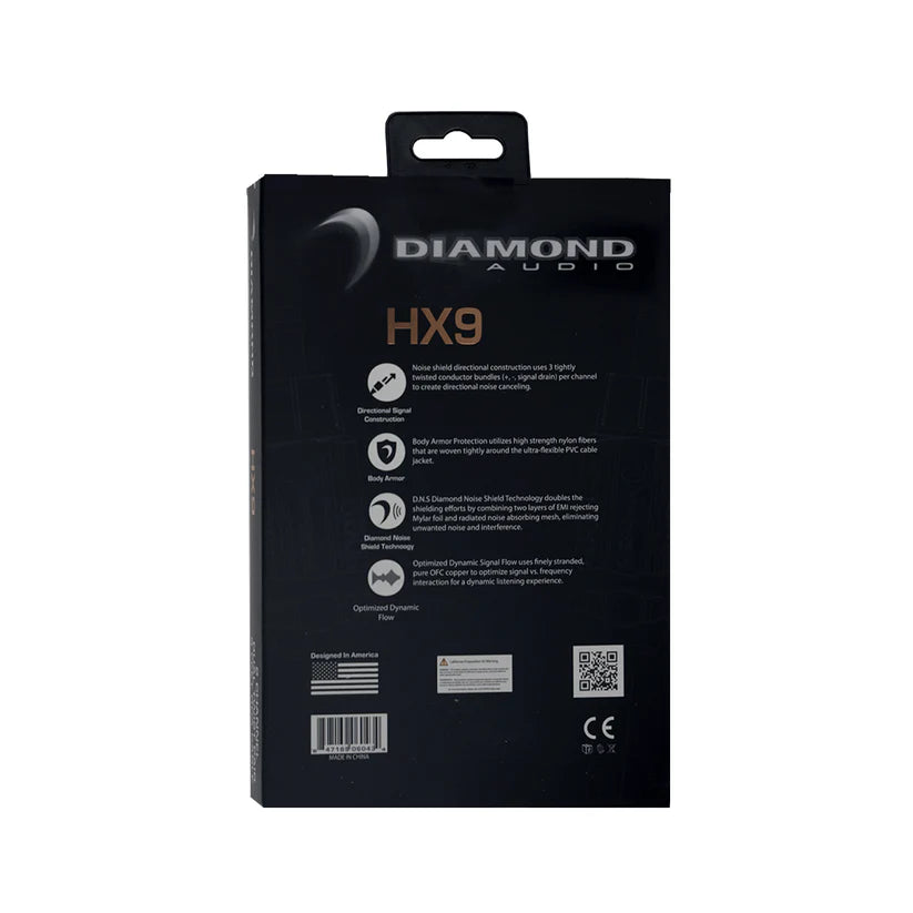 Diamond Audio HX9 9Ft Two Channel RCA Cable