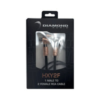 Thumbnail for One Pair Diamond Audio HXY2F One Male to two Female RCA Y Cable