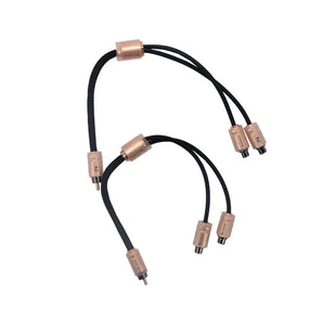 One Pair Diamond Audio HXY2F One Male to two Female RCA Y Cable