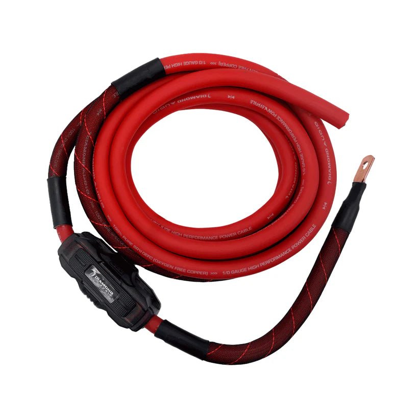 Diamond Audio HX02 2-Channel 0 Gauge Amplifier Installation Kit W/ RCA Interconnect and 20 ft Speaker Cable