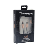 Thumbnail for Diamond Audio HX3 3Ft Two Channel RCA Cable