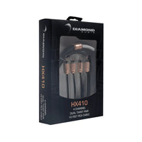 Thumbnail for Diamond Audio HX410 10Ft Four Channel RCA Cable