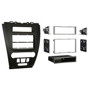 Metra 99-5821B Single/Double-DIN Car Stereo Black Dash Kit - Compatible Fits for Ford Fusion / Mercury Milan 2010-2012
