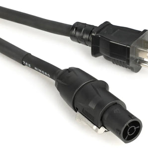 Hosa PRXN Series True 1 Cable with REAN and Hosa NEMA 5-15P Connectors 6 feet
