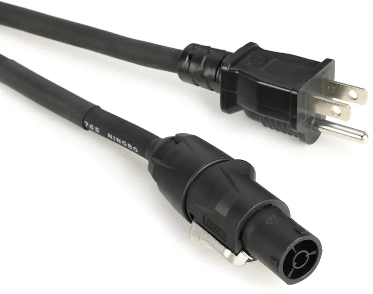Hosa PRXN Series True 1 Cable with REAN and Hosa NEMA 5-15P Connectors 6 feet