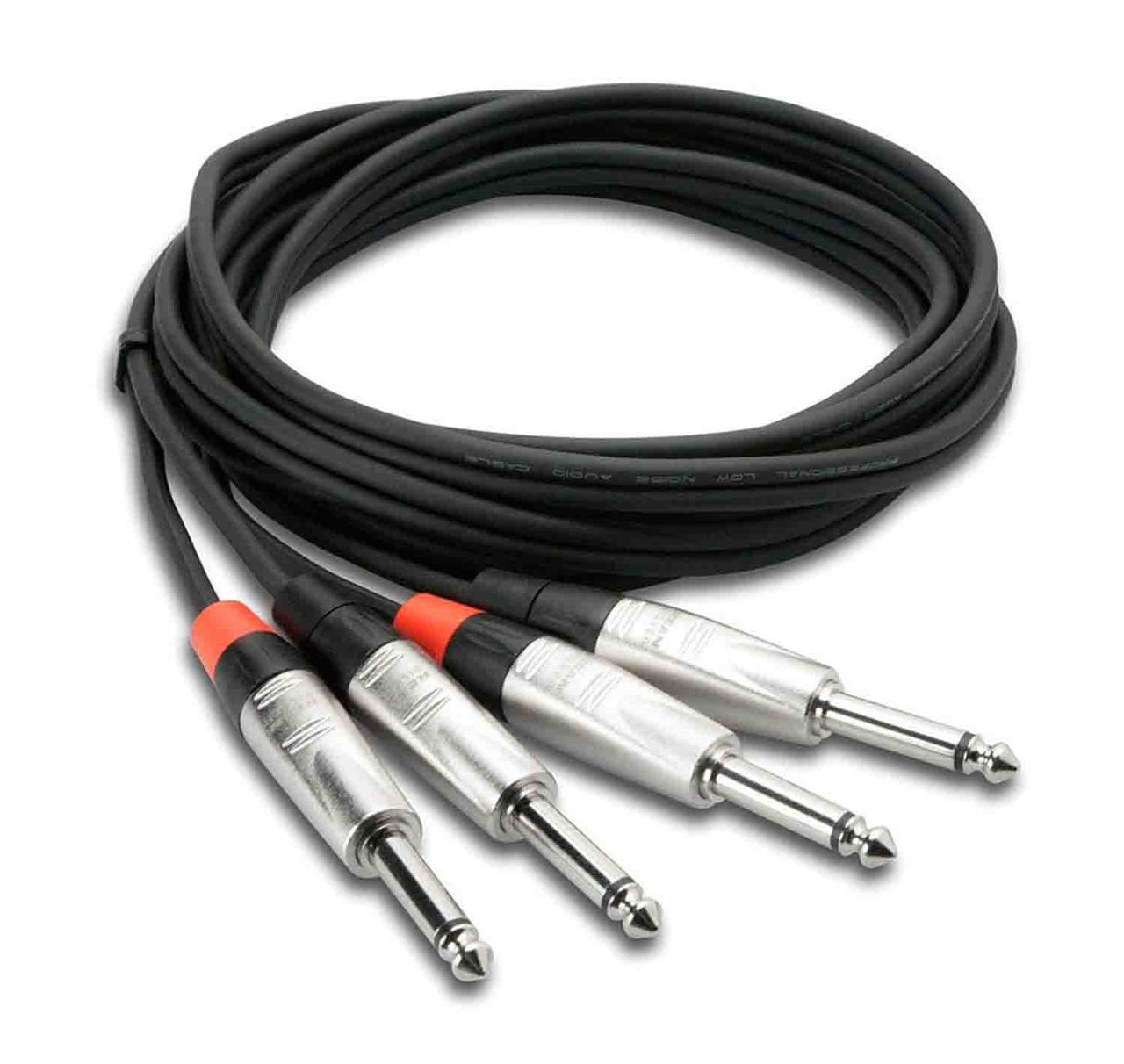 Hosa HPP-003X2 Pro Dual Cable 1/4-Inch TS - Same 3 Ft